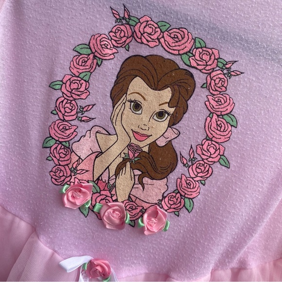 Vintage The Disney Store Beauty and the Beast Belle Nightgown Sheer Size 6/8 - Picture 2 of 8
